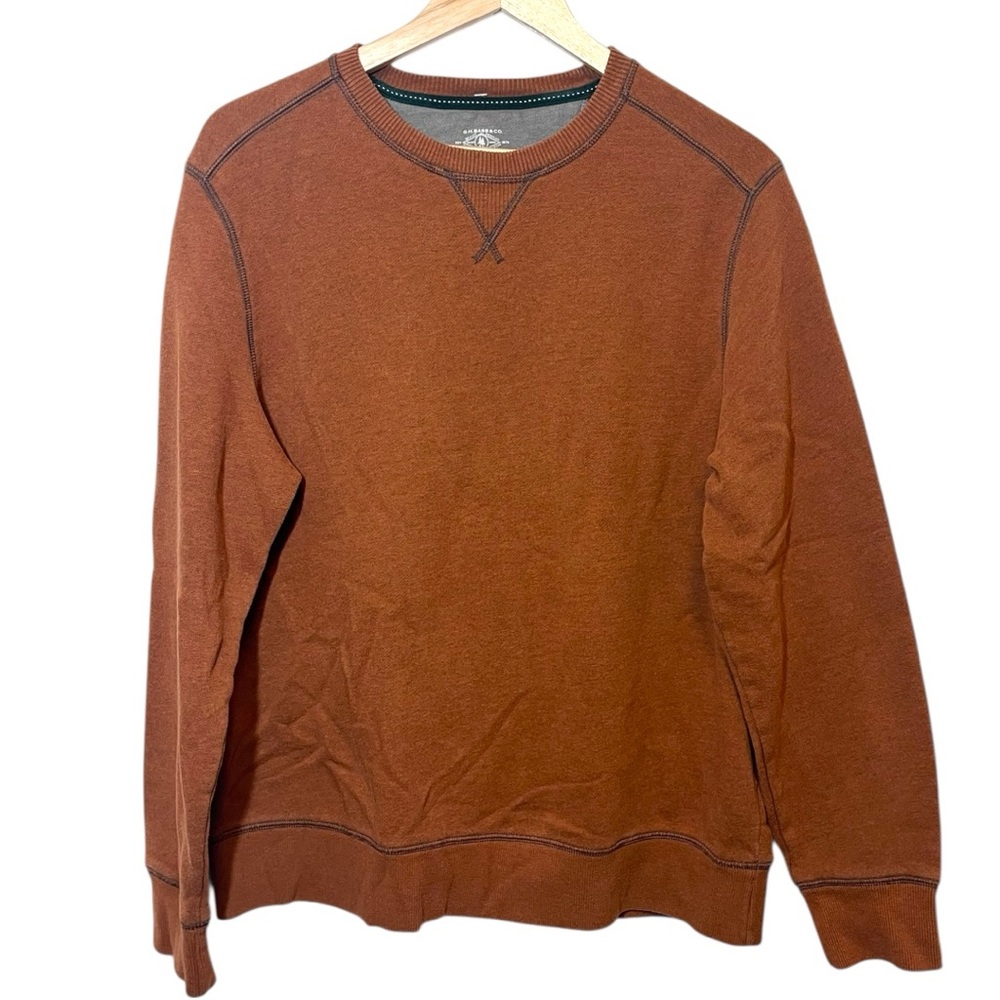 G.H. Bass & Co. Men's Crew Neck Pullover Sweatshirt... Size L - Picture 2 of 9